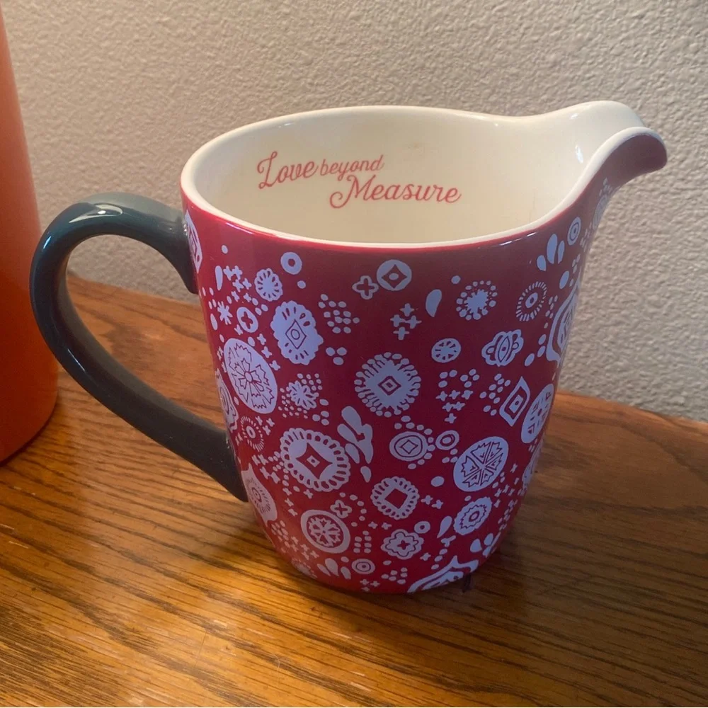 Pioneer Woman Measuring Cup Red Bandana Pattern 4 CUPS 